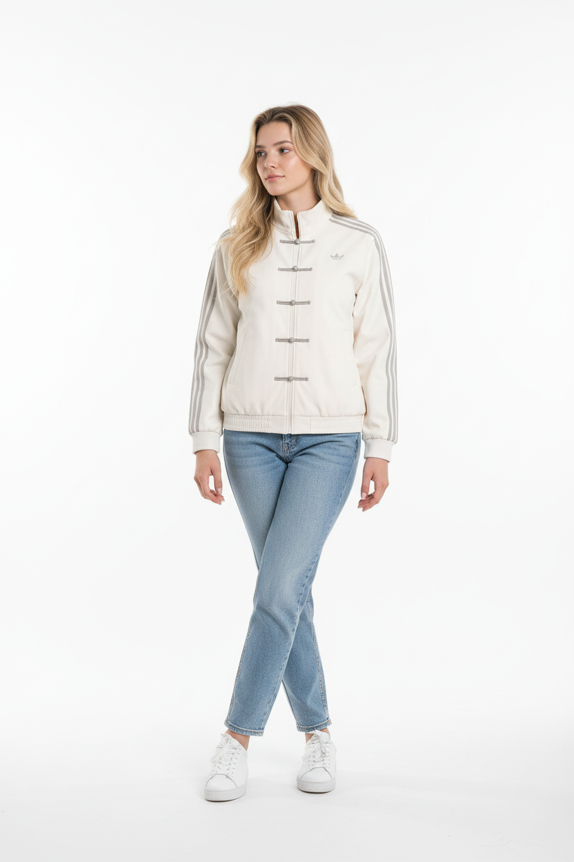 Adidas Chinese Jacket – White Edition