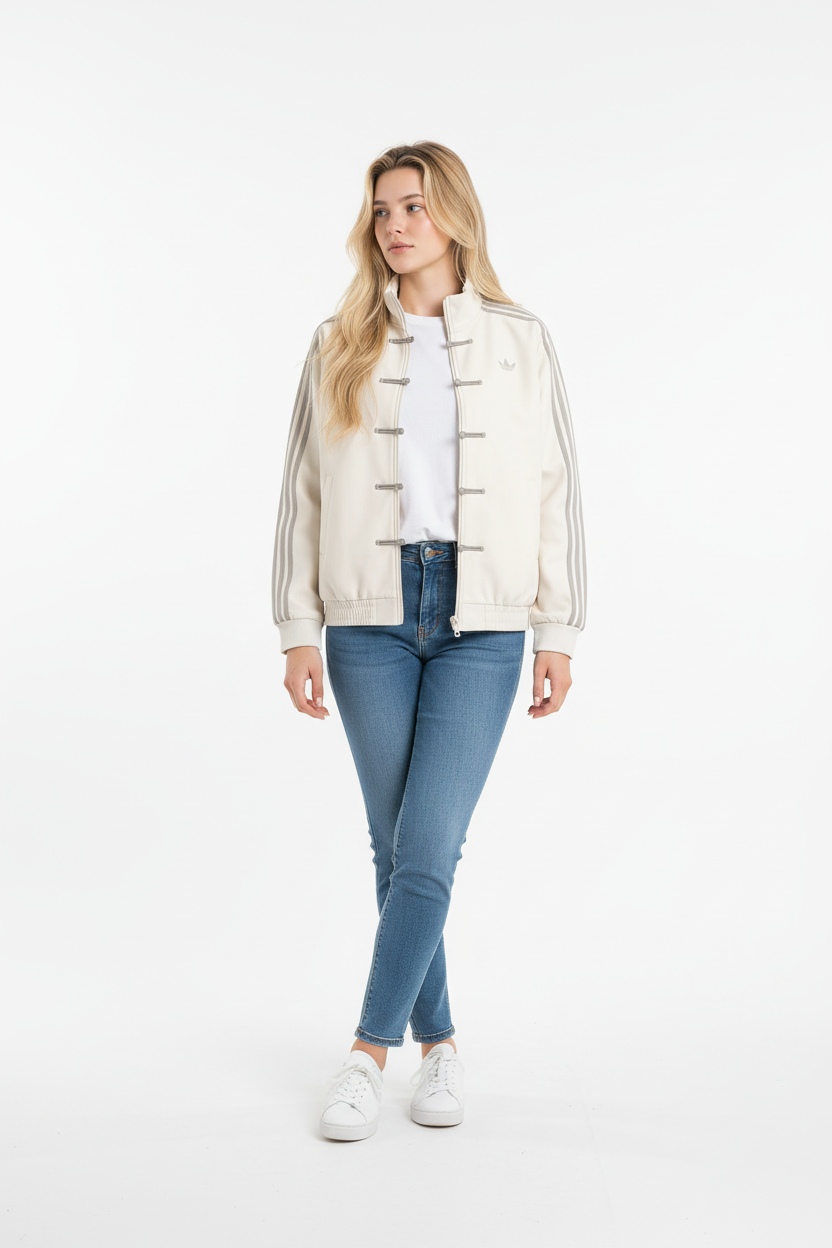 Adidas Chinese Jacket – White Edition