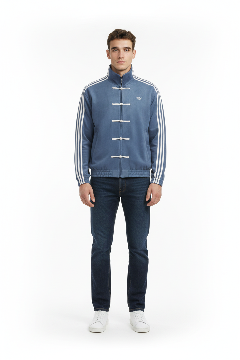 Adidas Chinese Jacket – Blue Edition