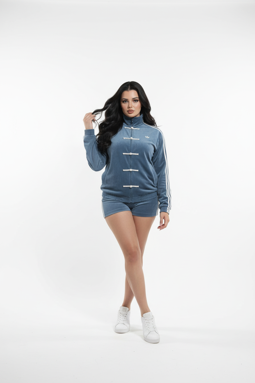 Adidas Chinese Jacket – Blue Edition