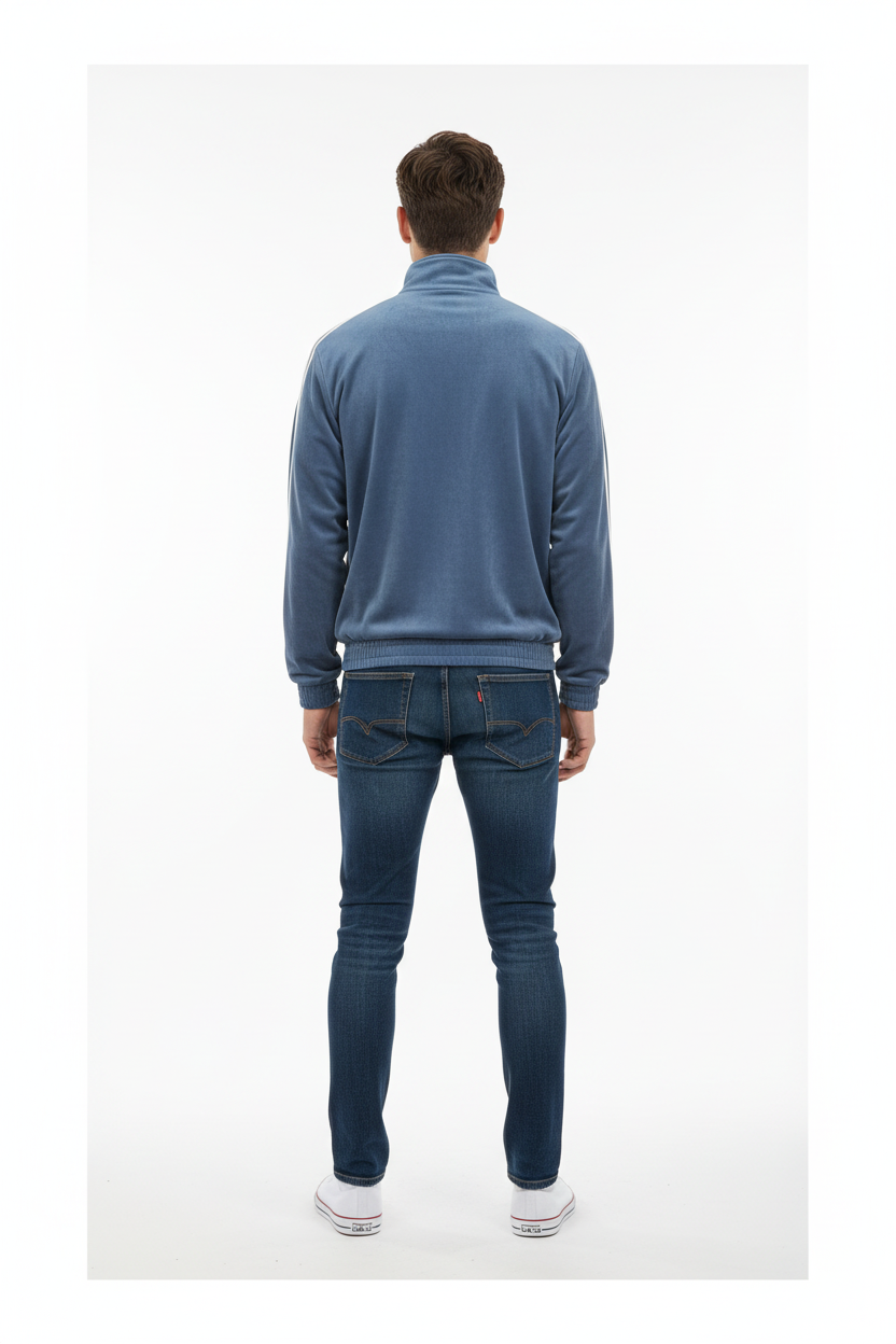 Adidas Chinese Jacket – Blue Edition