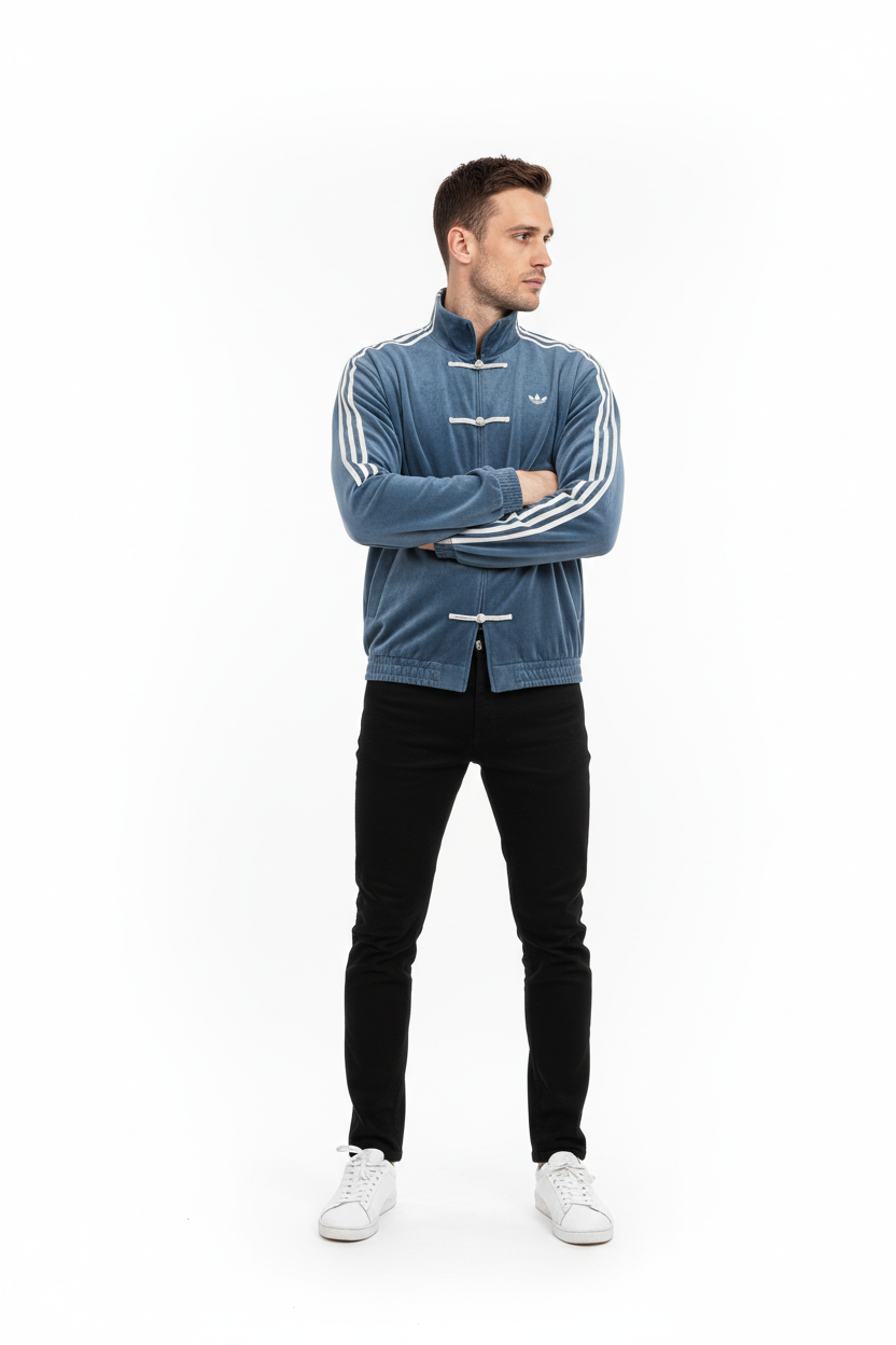 Adidas Chinese Jacket – Blue Edition
