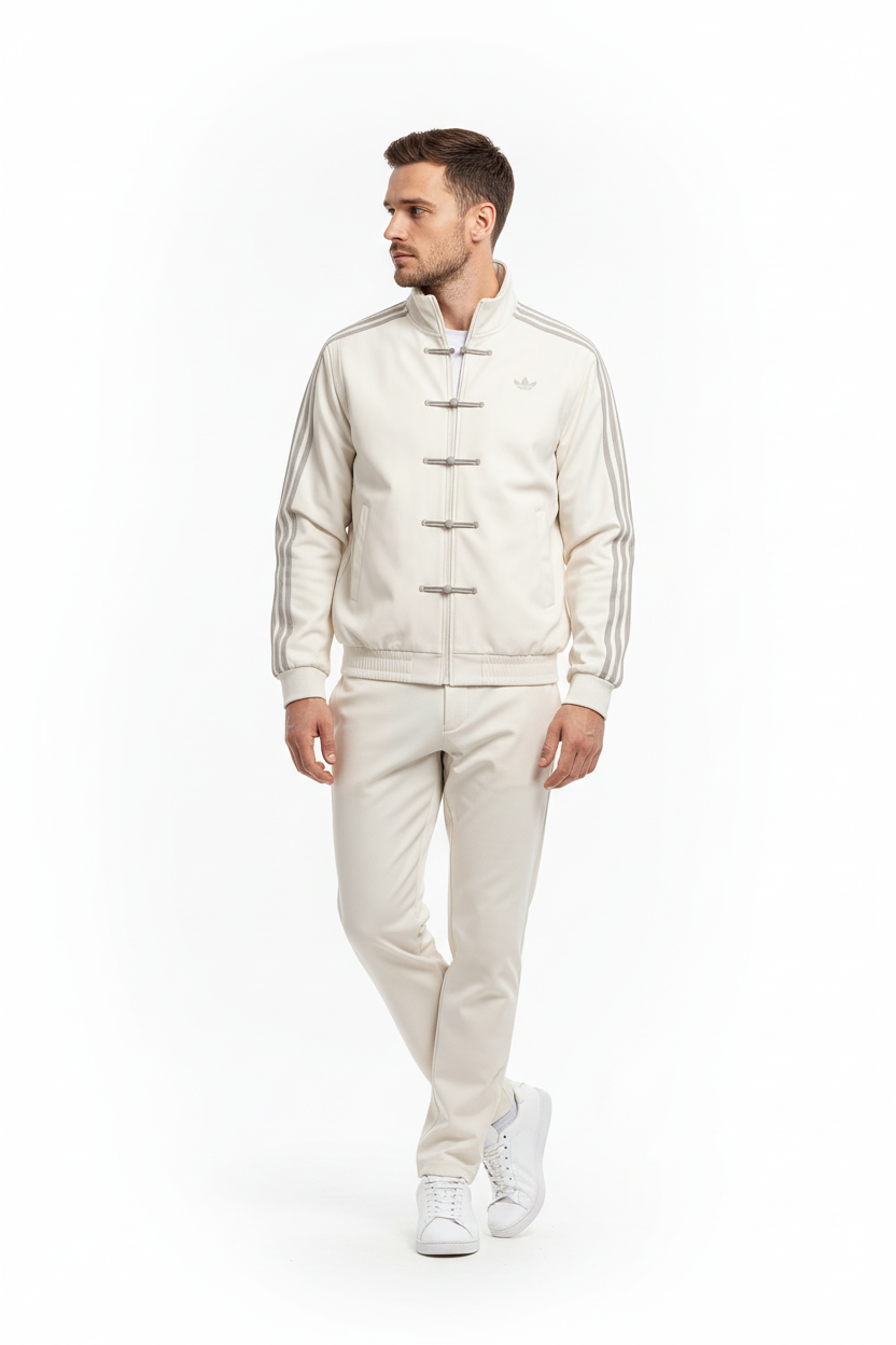 Adidas Chinese Jacket – White Edition