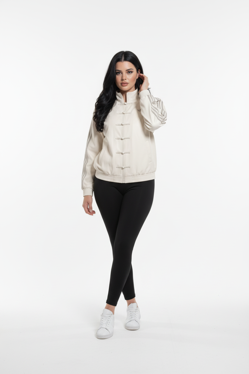 Adidas Chinese Jacket – White Edition