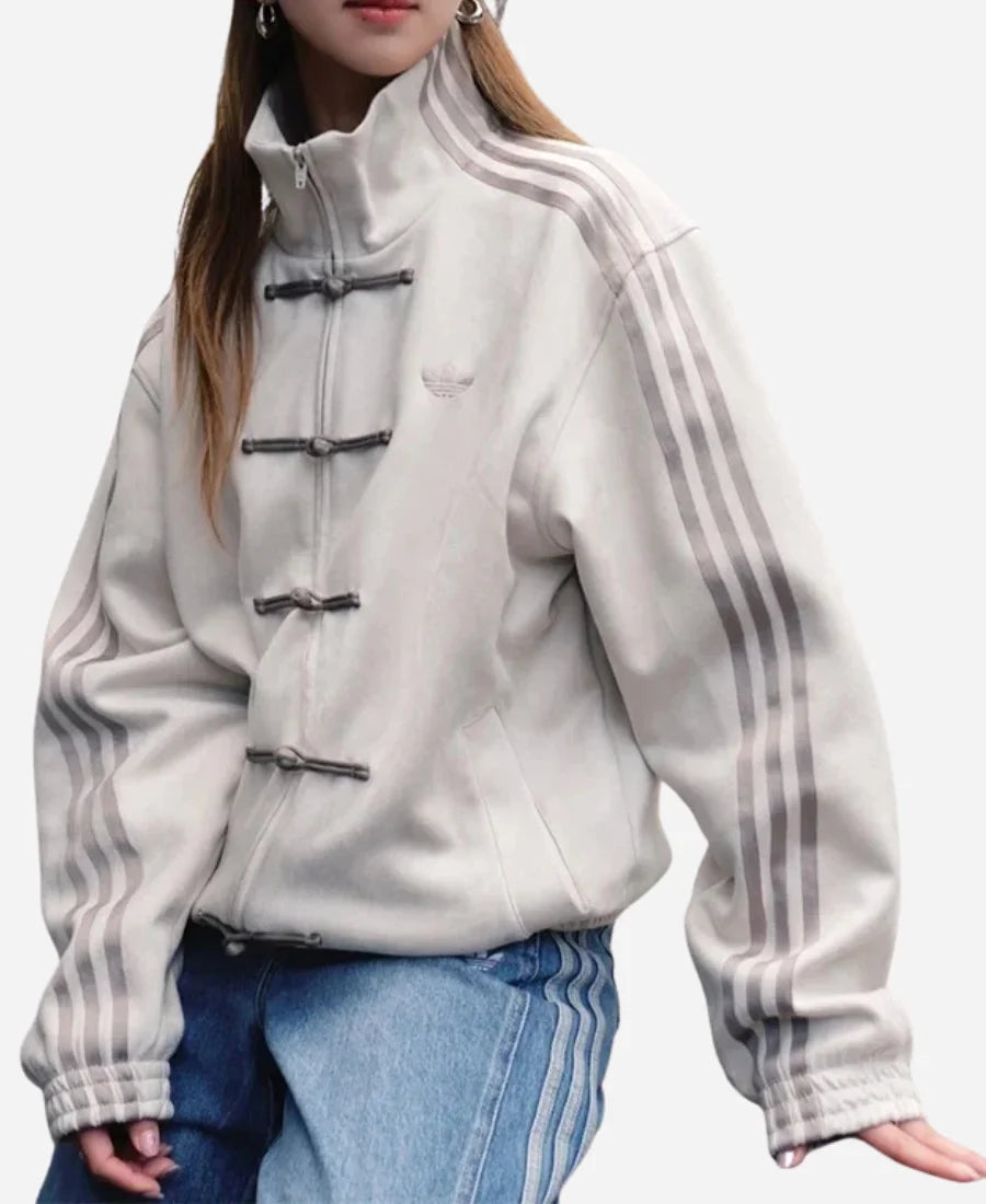 WHITE ORIGINAL ADIDAS CHINESE JACKET