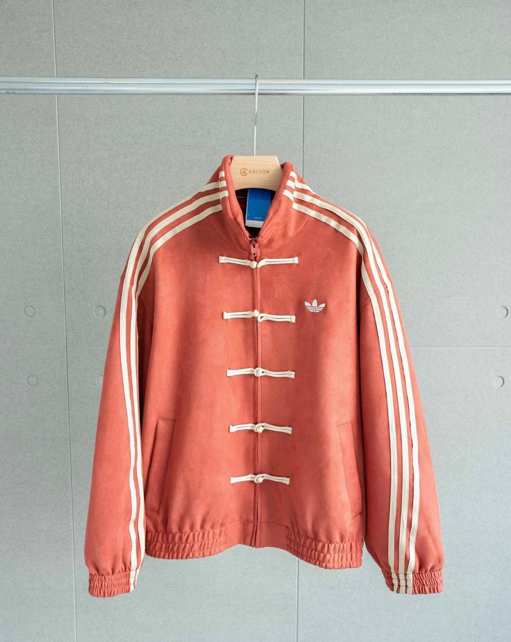 RED ORIGINAL ADIDAS CHINESE JACKET