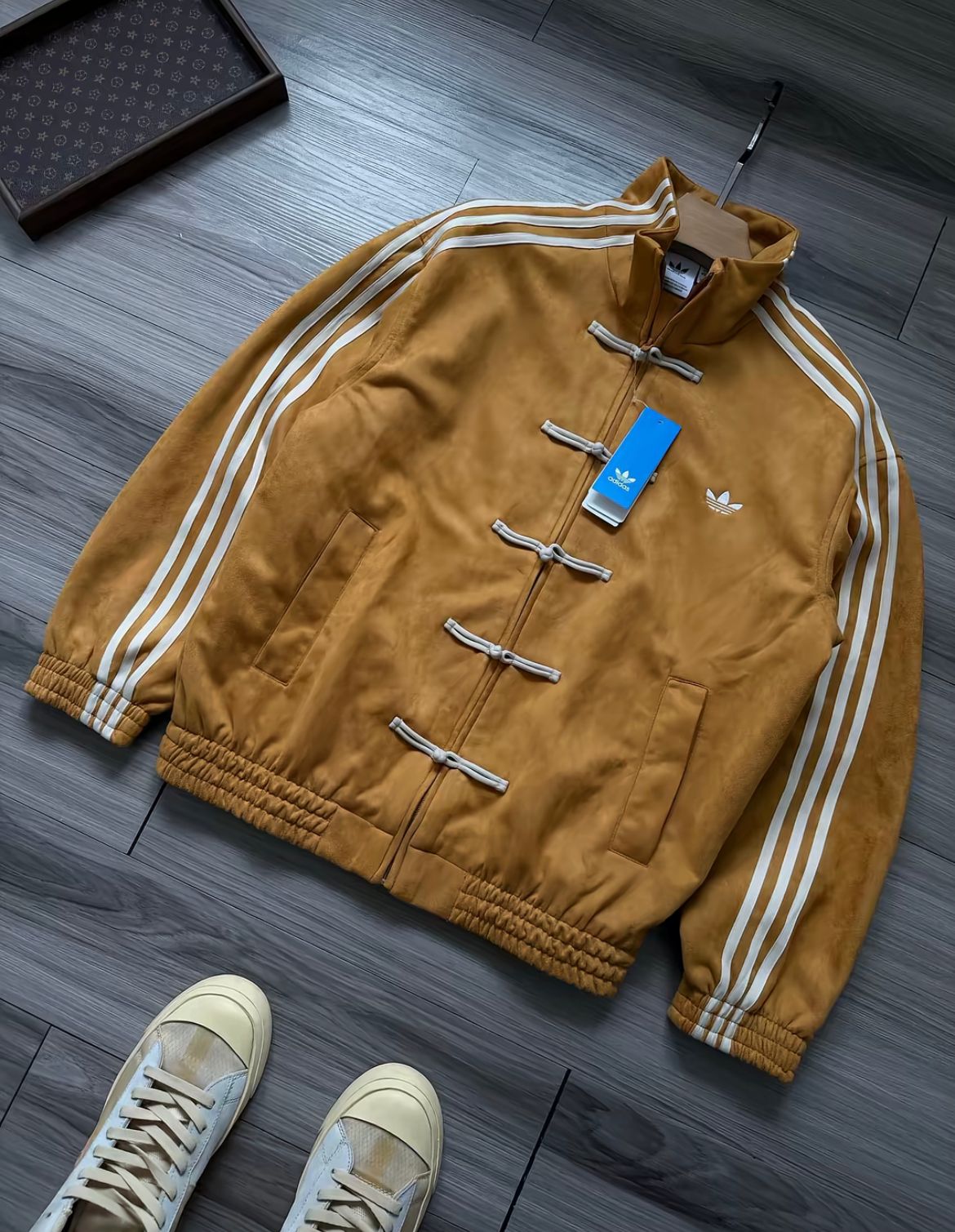 YELLOW ORIGINAL ADIDAS CHINESE JACKET