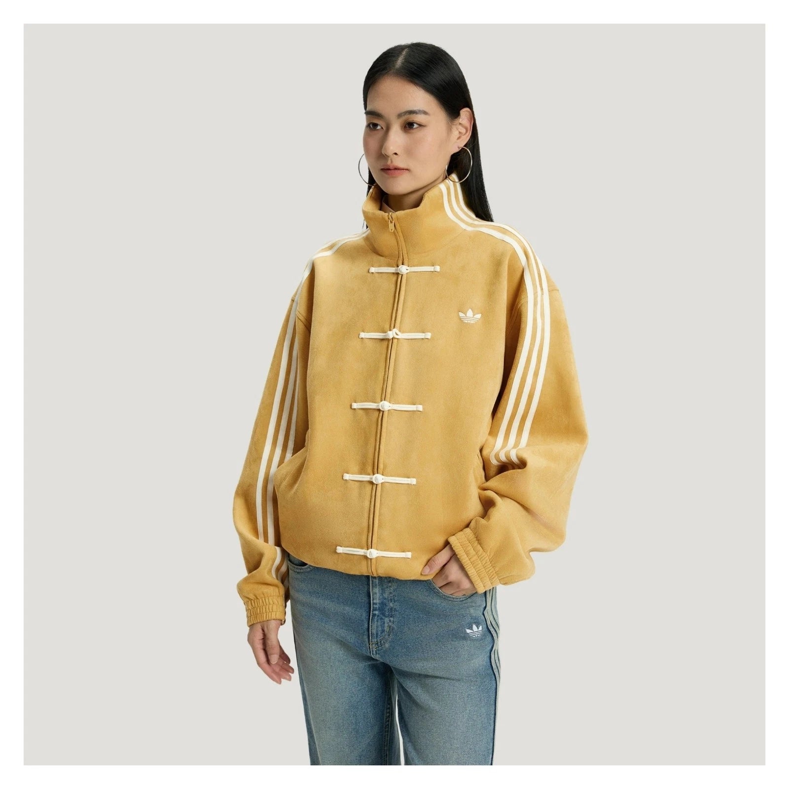 YELLOW ORIGINAL ADIDAS CHINESE JACKET